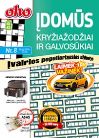 ID 43 oho 10 min. Įdomūs kryžiažodžiai ir galvosūkiai